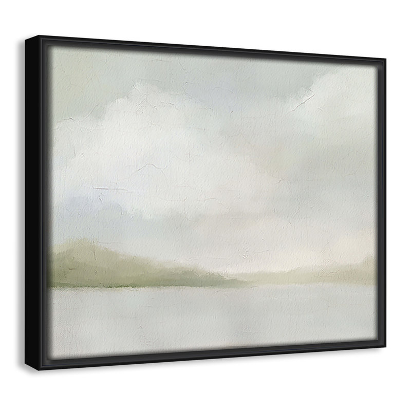Queensland - Toile avec cadre flottant, H 9,5 po x l 11,5 po, Noir