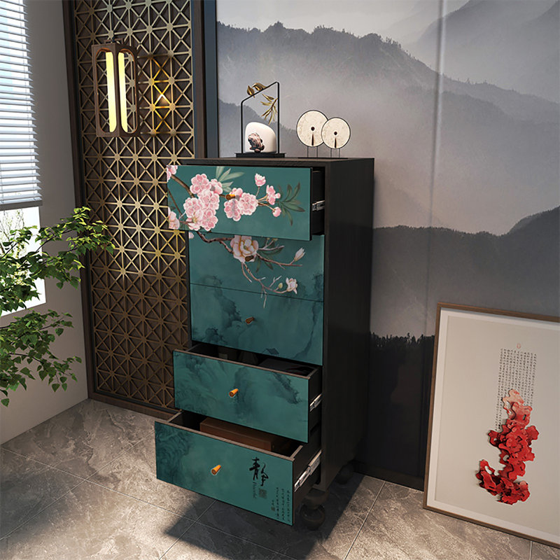 Armoire décorative à tiroirs pour le salon