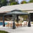 12 Ft. W x 12 Ft. D Galvanized Steel Patio Gazebo with Double Roof-108077743