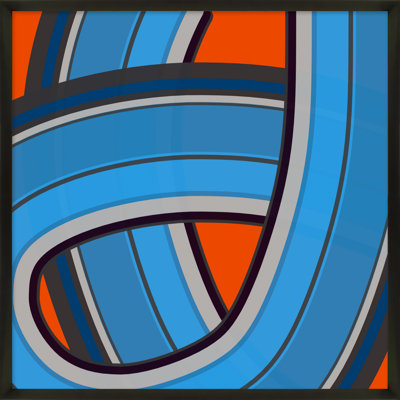Twist Series I Twisted River by Jacques Pilon - Picture Frame Graphic Art on Paper