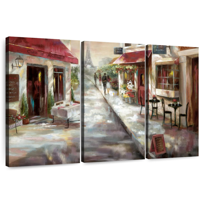 Rorry Parisian Cafe, 32" H x 50" W