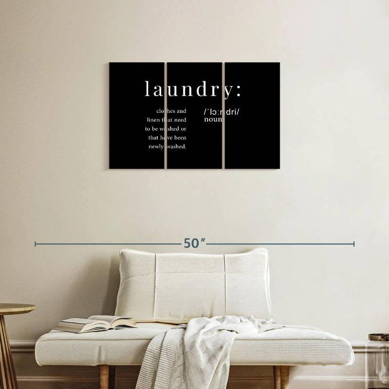Tergel Laundry Definition, 20" H x 33" W