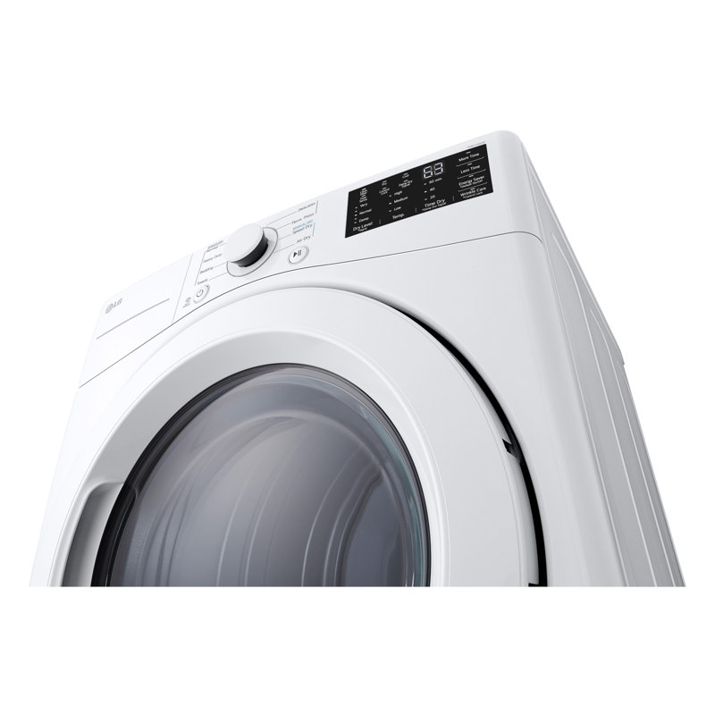 7.4 cu. ft. Vented Stackable Electric Dryer with Sensor Dry Technology, White