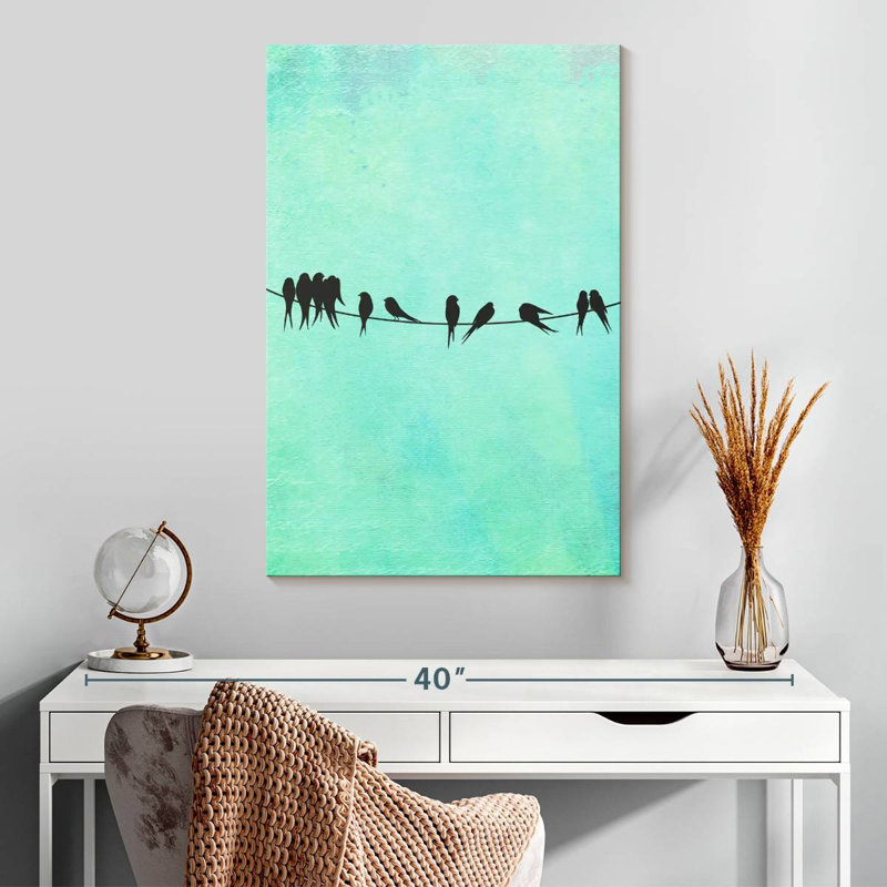 Brampt Birds On A Wire, 30" H x 20" W