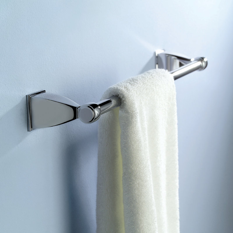 Quattro 18" Towel Bar, Satin Nickel, 1.75" H x 19.75" W x 3.3125" D