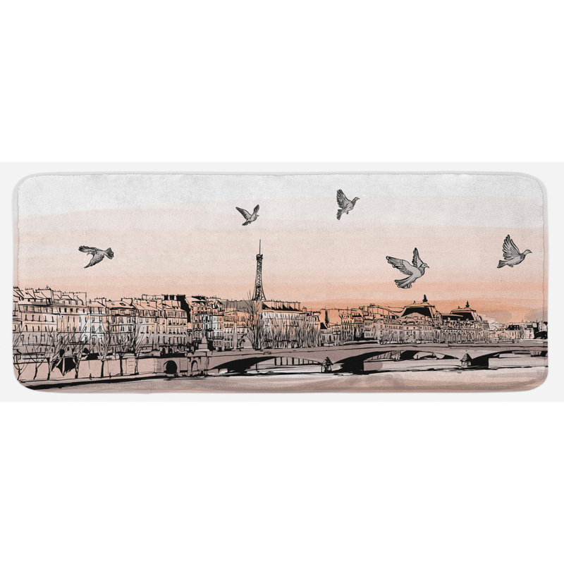 Tapis de cuisine paysage