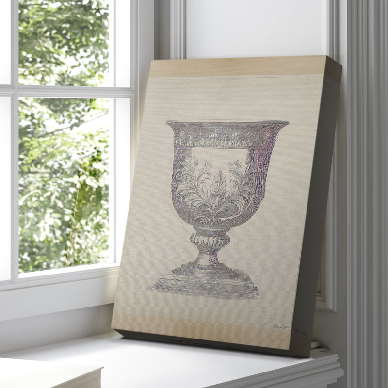 Toile tendue abstraite avec châssis Cxxxv - prêt à être accroché, H 60 po x l 40 po