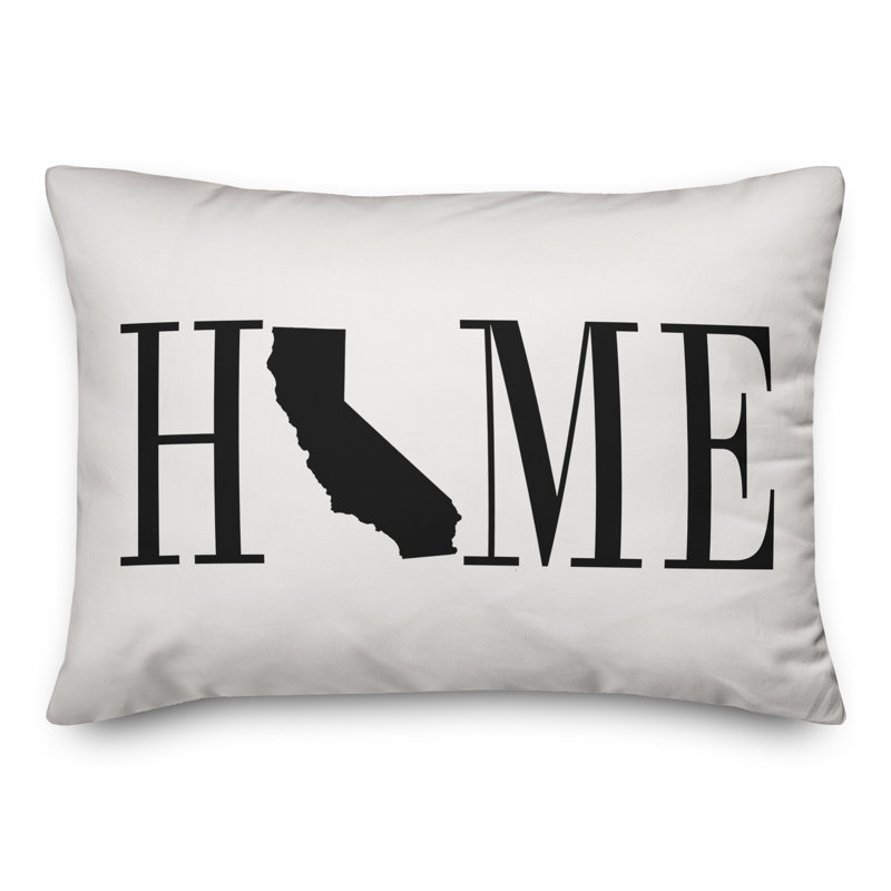 Alabama Home State Indoor/Outdoor Lumbar Pillow, California