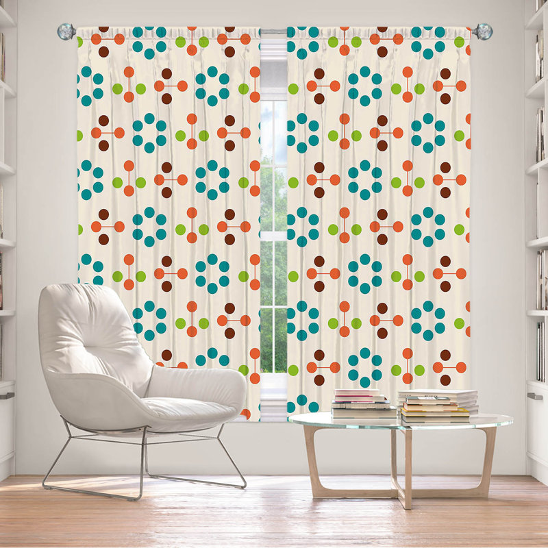 Paire de rideaux obscurcissant en polyester Etana, L 40 po x L 82 po