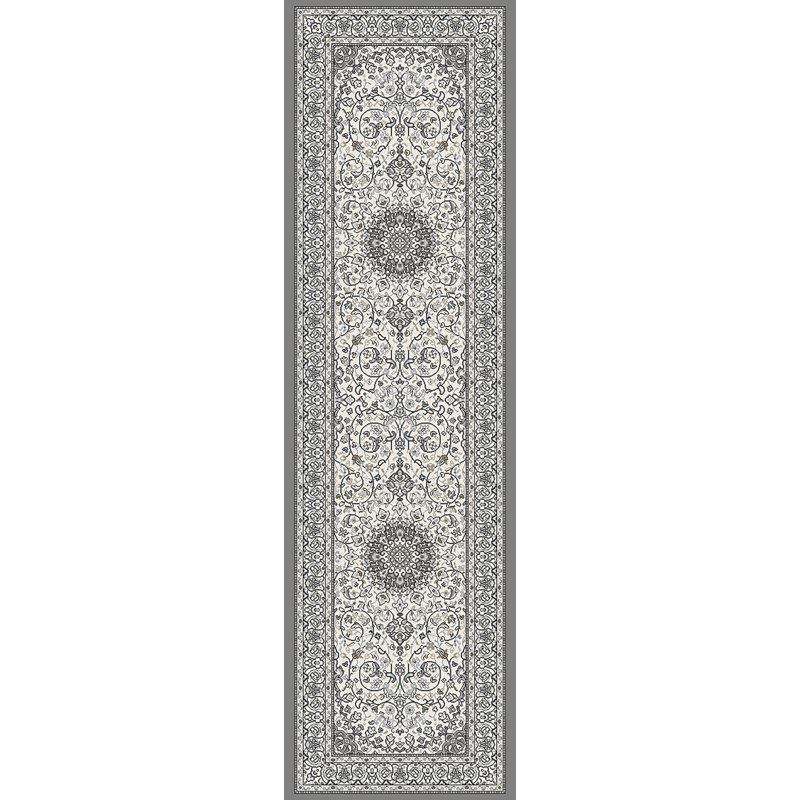 Tapis crème/gris Attell, Tapis de couloir 2 pi 2 po x 11 pi