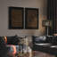 Art mural encadré, rétro, antique, classique pour chambre à coucher - 16 po x 24 po x 2 panneaux-259974289-259974303