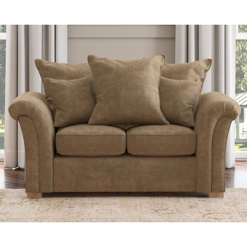 Castleacre Two Seater, Scatter Back, Dark Mink