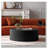 Round Coffee Table with Handcrafted Relief-1805507920