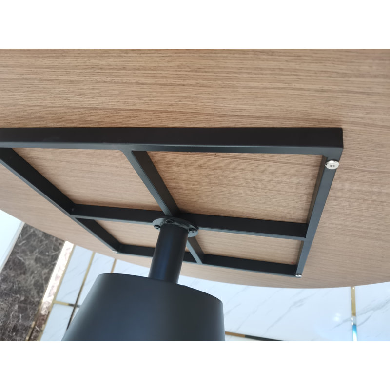 Anbar Round Metal Base Dining Table