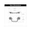 Manor House Rosette Backplate Pull 3 Inch Centre To Centre (10 Pack)-91212796