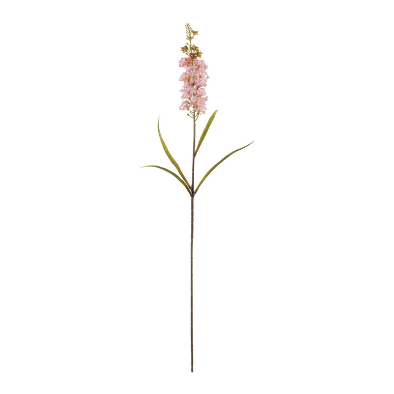 Tige florale Astilbe (ensemble de 4), Rose, vert, brun