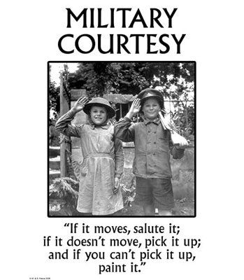 " Military Courtesy " by Wilbur Pierce