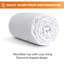 Protège-matelas chauffant Westinghouse, lavable à la machine-100753567