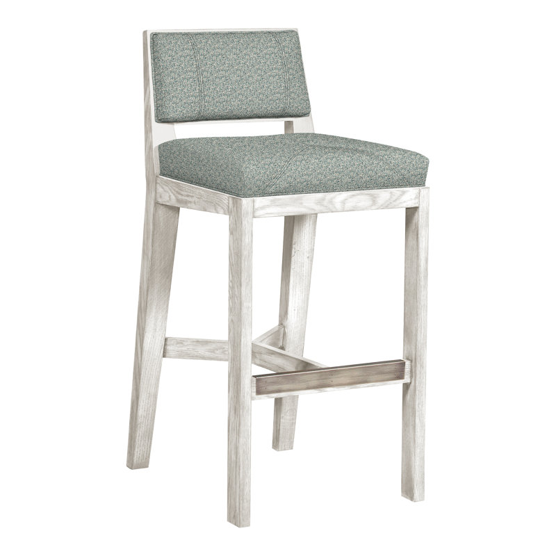 Thom Filicia 32.5'' Bar Stool, Tuck Water, Casa Blanca