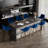 Set of Bar Stools, Velvet Fabric Counter Stool-1878013630-1878013616-1878013627