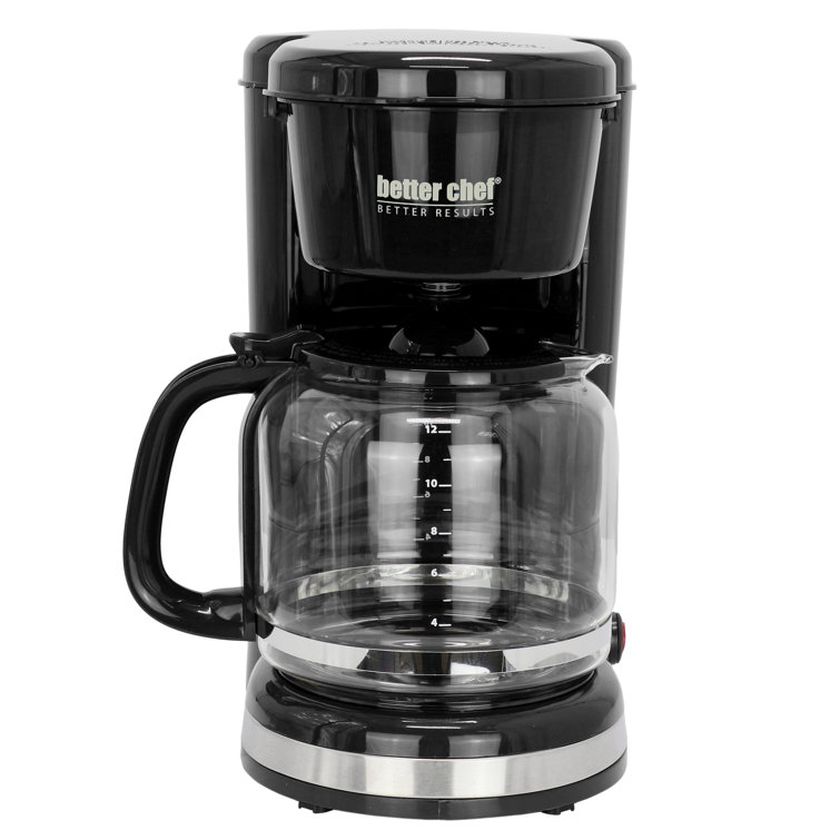 Better Chef 12 Cup 900 Watt Coffee Maker in Red