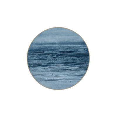 Water Nature Patterned Woven Base Rug