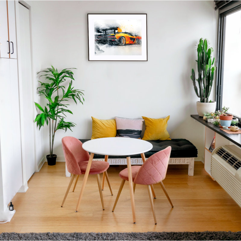 Orange Hypercar - Single Picture Frame Print