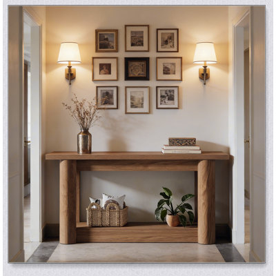 Entryway Table,2-Tier Console Table,Sofa Table