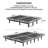 Sterner Zero Gravity Pain Relieving Massaging Adjustable Bed with Wireless Remote, Bluetooth and App-169285612
