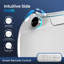 Toilette intelligente CRESTLE avec bidet, chasse d'eau automatique, modes de bidet multiples, séchoir à air, siège chauffant, veilleuse, capteur de pied et plus, télécommande brute de 12 po (télécommande incluse)