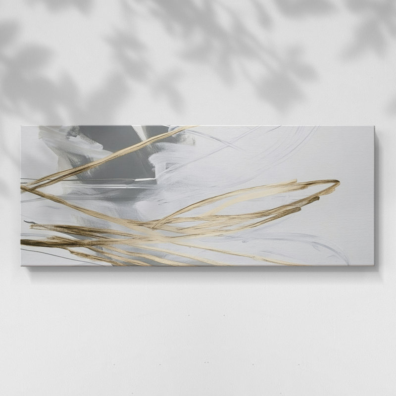 Abstract Series 8 #XXX-Wide Gallery Wrapped Canvas, 12" H x 30" W