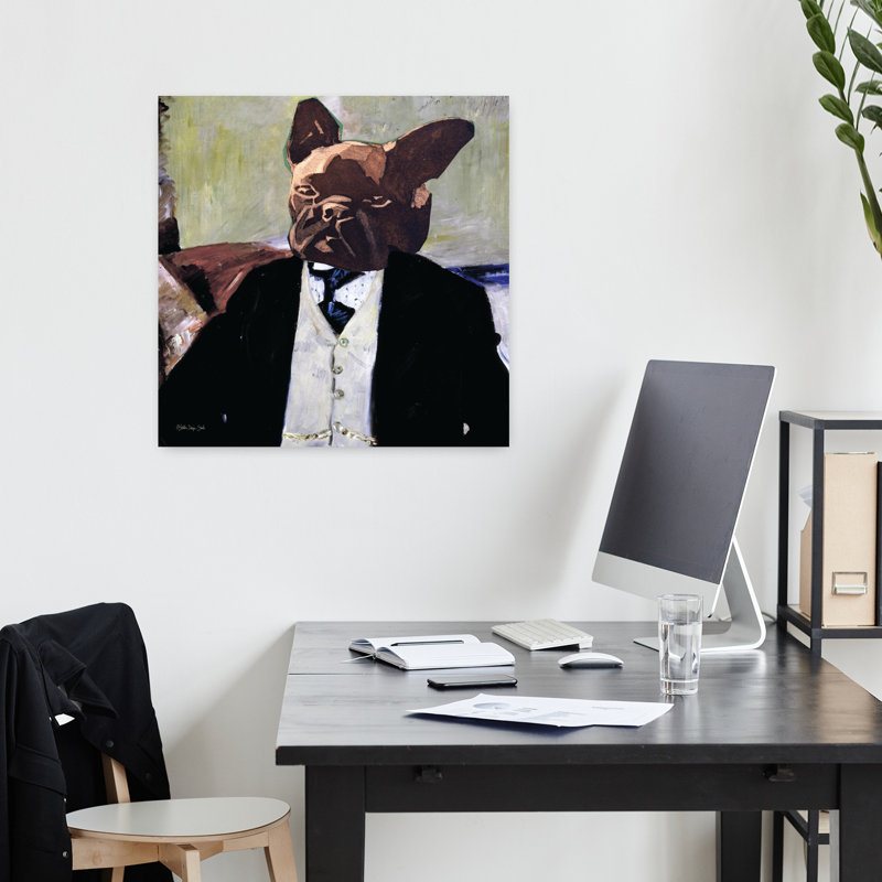 Art contemporain Regal Reggie, H 18 po x l 18 po
