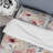 Pink And Beige Wildflower Paradise Polyester Box Stitch Floral Duvet Cover Set-284641151