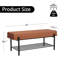 Banc de rangement capitonné et capitonné-1002766492