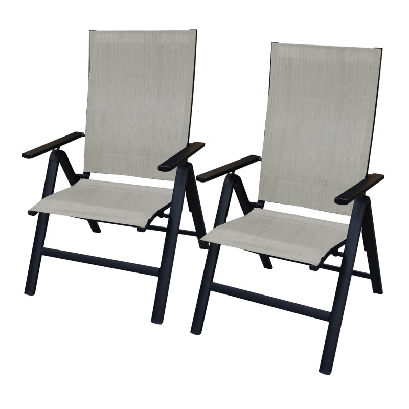 Emma - Fauteuil pliant et inclinable à dossier haut de luxe Emma (2 pièces)