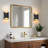 Dimmable Curl Up/Down Metal Flush Mounted Sconce