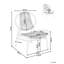 Ceyara Outdoor Patio Dining Side Chair