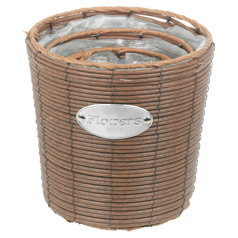 Dupo Pot Planter, Brown