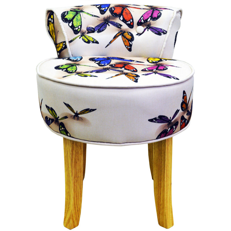 Soraya Solid Wood Accent Stool