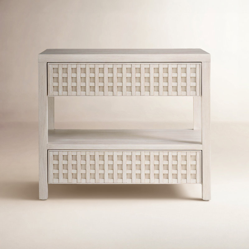 Dwell 2 - Drawer Nightstand, Ivory