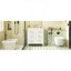 Ensemble de meuble-lavabo simple 30 po avec 3 tiroirs, meuble-lavabo autoportant avec cadre en bois massif 30 po, blanc-189026330