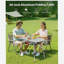 Couche de maille pliante en aluminium pour table de camping