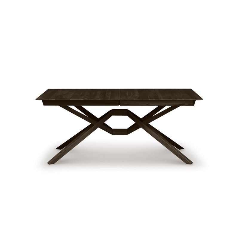 Exeter Extension Dining Table with 2 Extension Leaves, Smoke Cherry, 50" W x 72"/92"/112" L