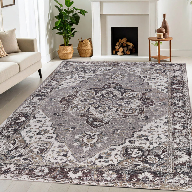 Tapis intérieur lavable 100% nylon Mahi, Rectangle 12 pi x 15 pi