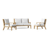 Hadley Outdoor 3 - Piece Conversation Set