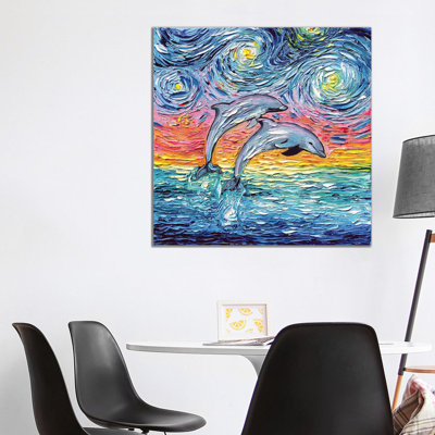 Van Gogh Never Saw Paradise by Aja Trier - Wrapped Canvas Gallery-Wrapped Canvas Giclée