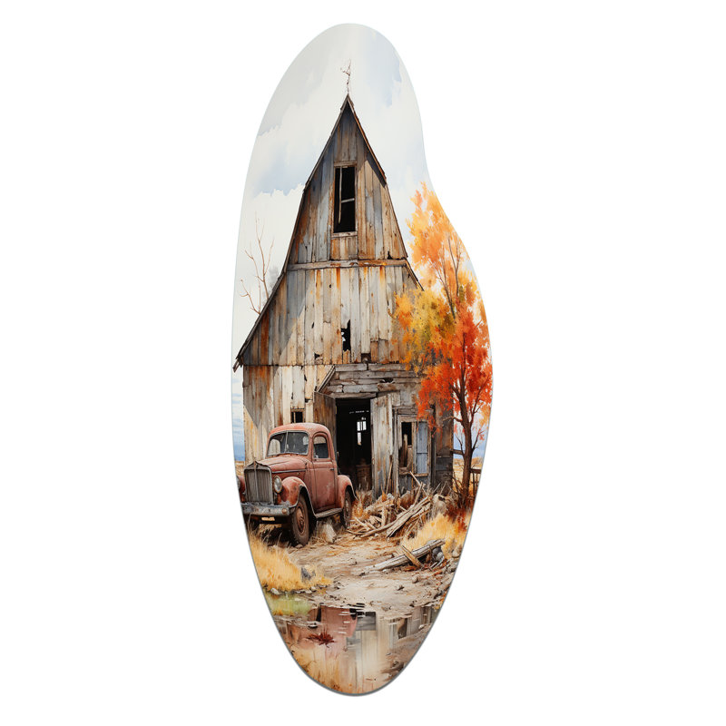 Décoration murale en métal Dickinson, H 30 po x l 11 po