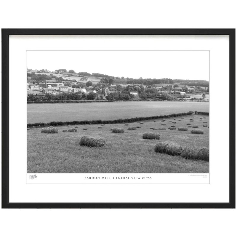 Bardon Mill, General View C1955 1 Piece Single Picture Frame Wall Art, 40cm H x 50cm W x 2.3cm D