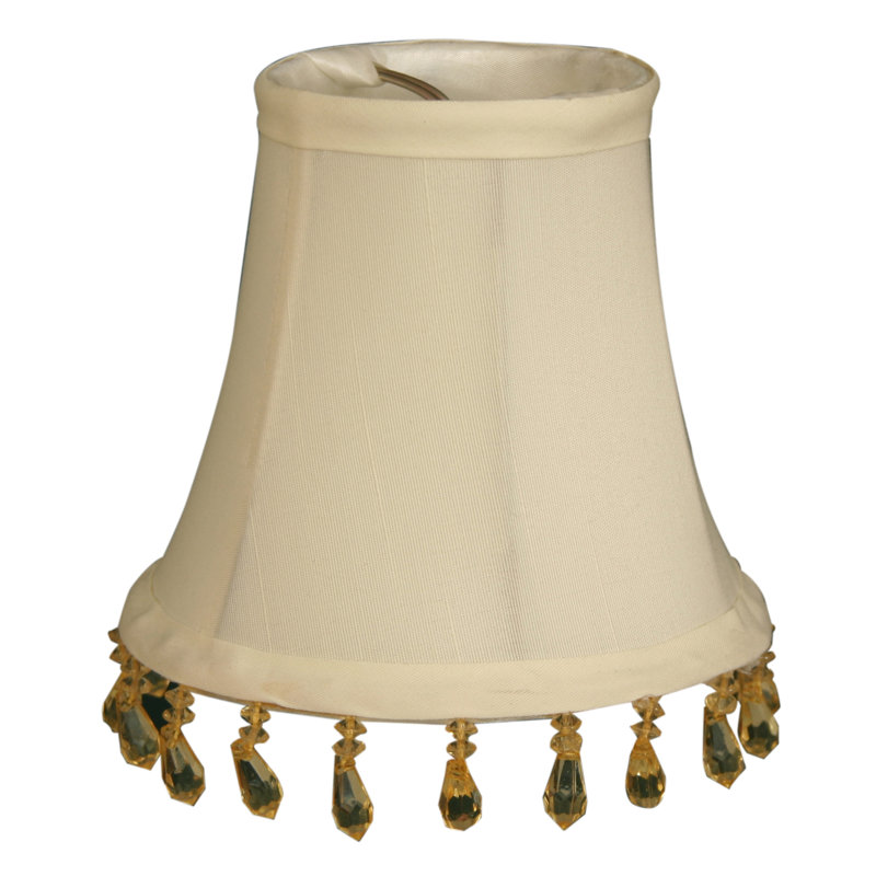 4'' H Silk Bell Candelabra Shade, Eggshell