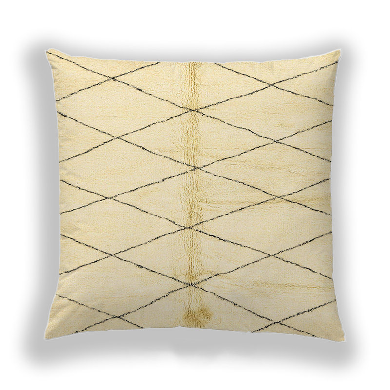 Coussin Abstract 2931, Microsuède